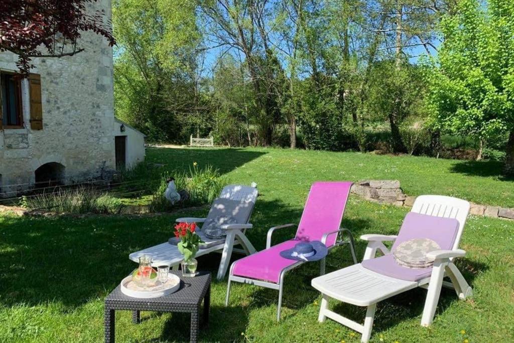 Gite Moulin De Lausseignan Barbaste Екстериор снимка