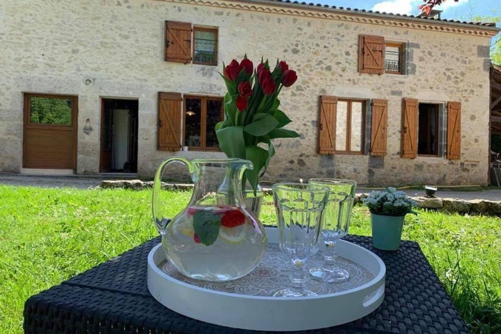 Gite Moulin De Lausseignan Barbaste Екстериор снимка